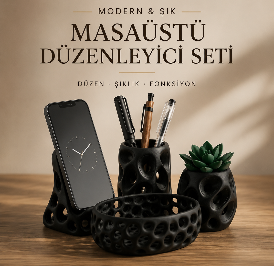 Modern Masaüstü Düzenleyici Seti