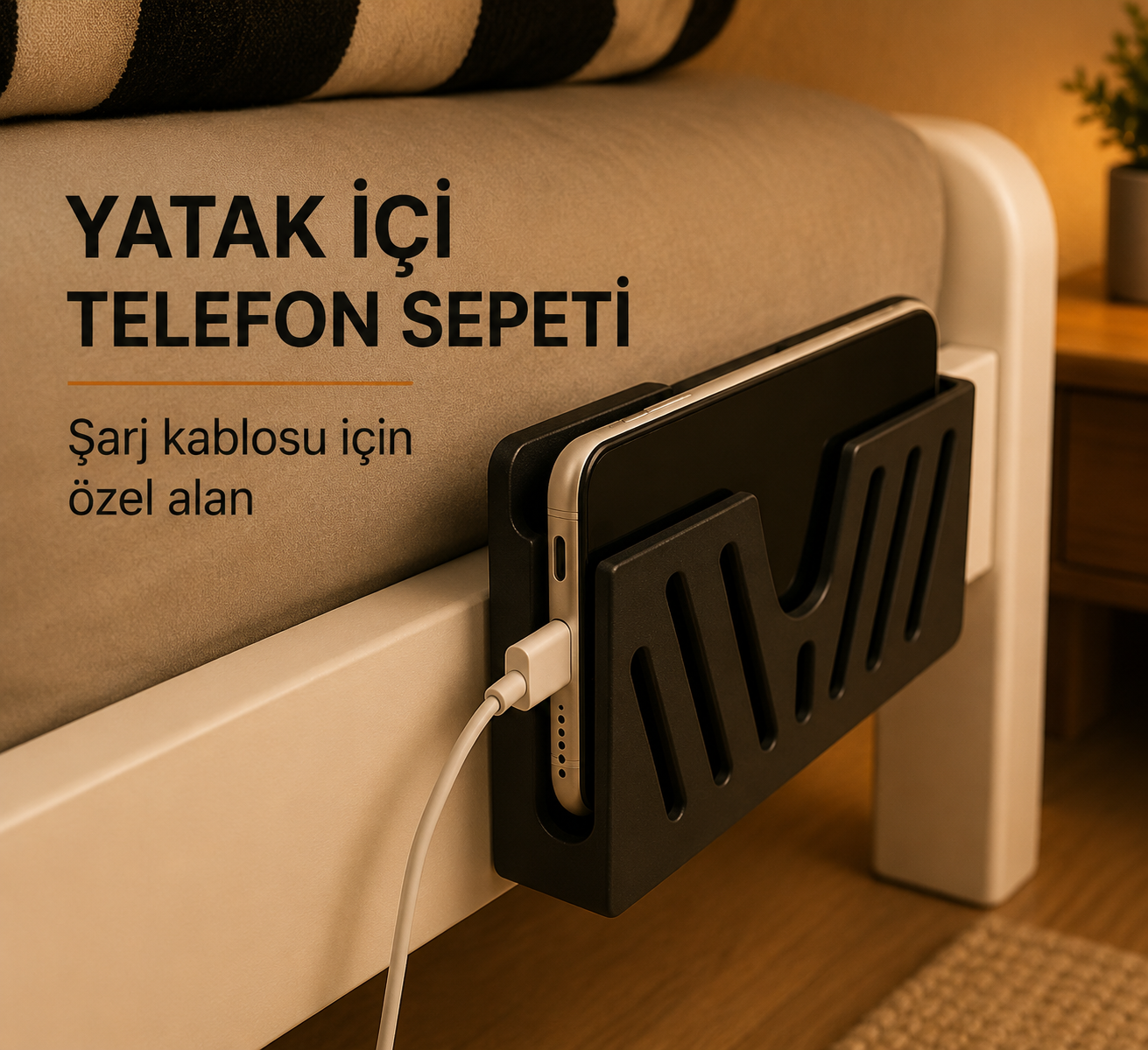 Yatak İçi Telefon Sepeti