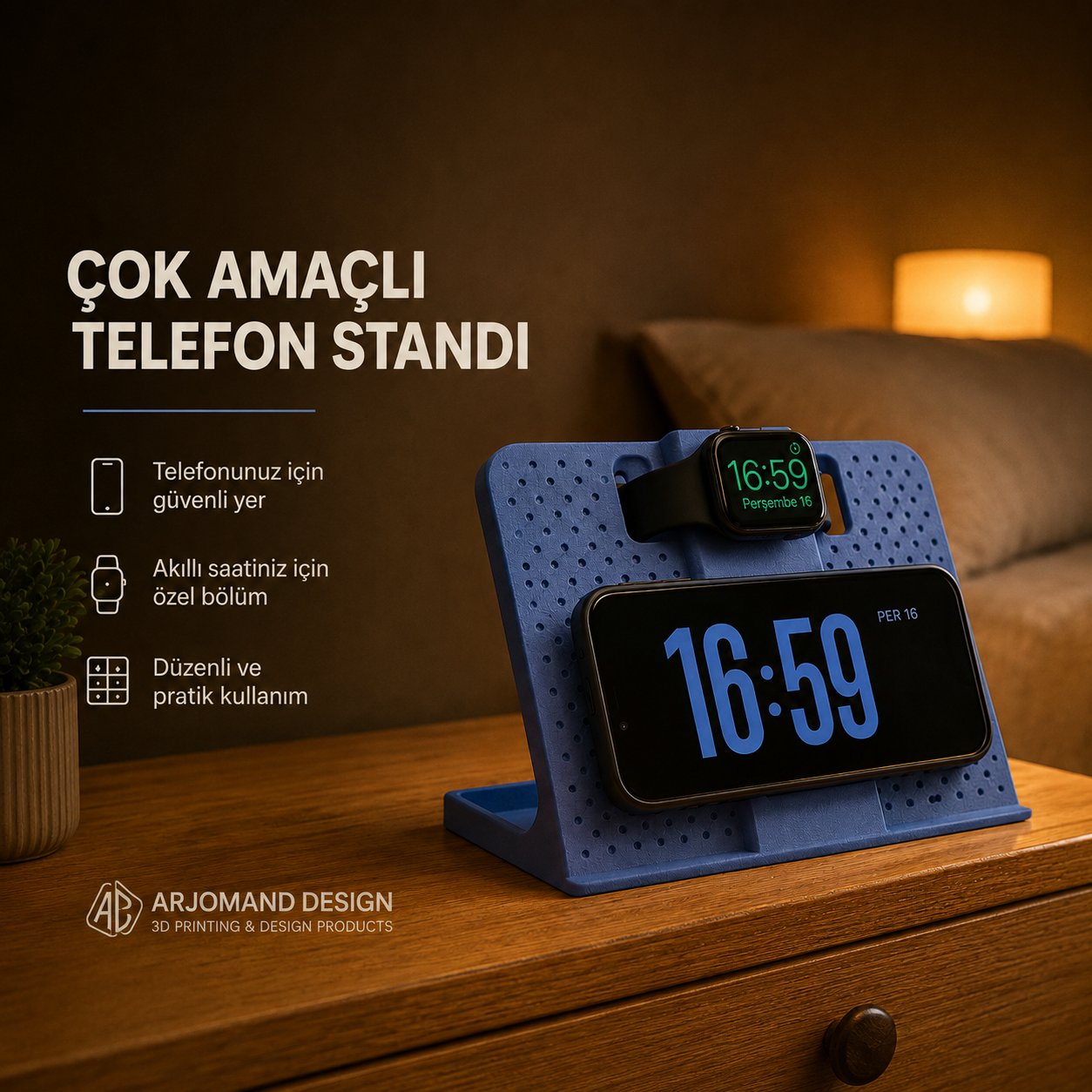 Telefon ve Akıllı Saat Standı